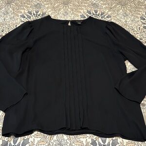 Ann Taylor Elegant Black Blouse